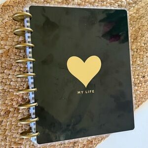 Happy Planner Create 365 Disc Planner Gold Heart Stickers Inserts
